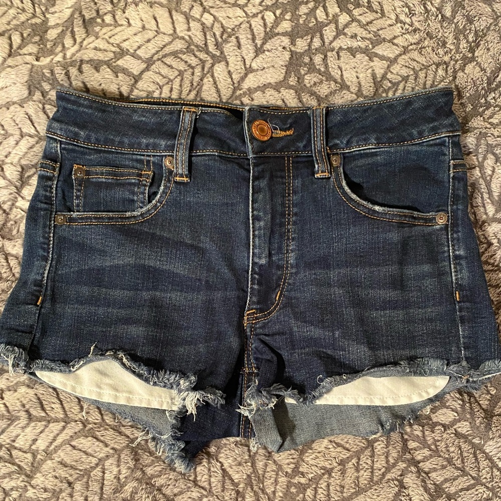 Blue jean shorts